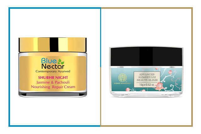Jasmine Night Repair Cream and Advanced Sanjeevani Beauty Elixir Comparison 