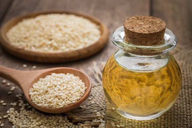 Sesame oil often referred to as the oldest oil used by mankind, is likely to be present as the base of most Ayurvedic hair oils you will find across markets. 