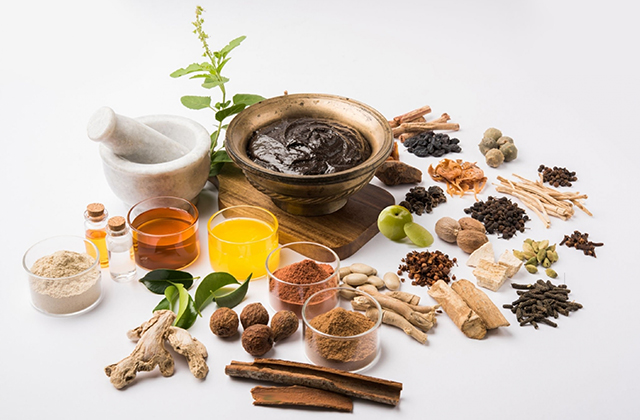 Ayurvedic herbs and ingredients 