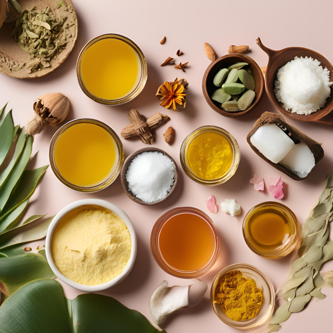 Ayurvedic Skincare ingredients as per Ayurveda.